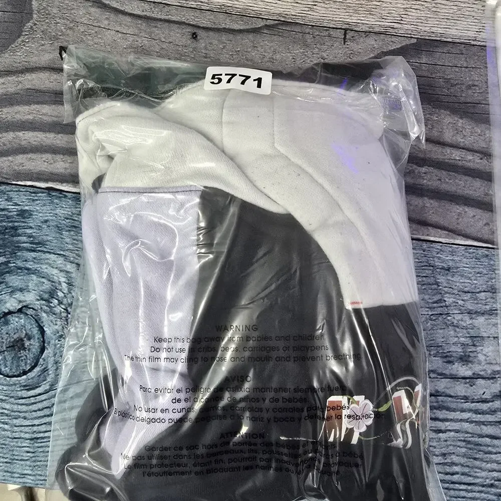 Nike Air Jordan Hoodie Girls Medium 10-12 Air Garden Pullover 45C021-023 Black
